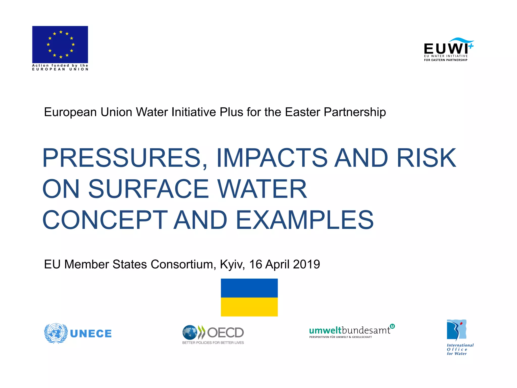 Pressures, impacts and risk on surface water. Concept and examples | PDF