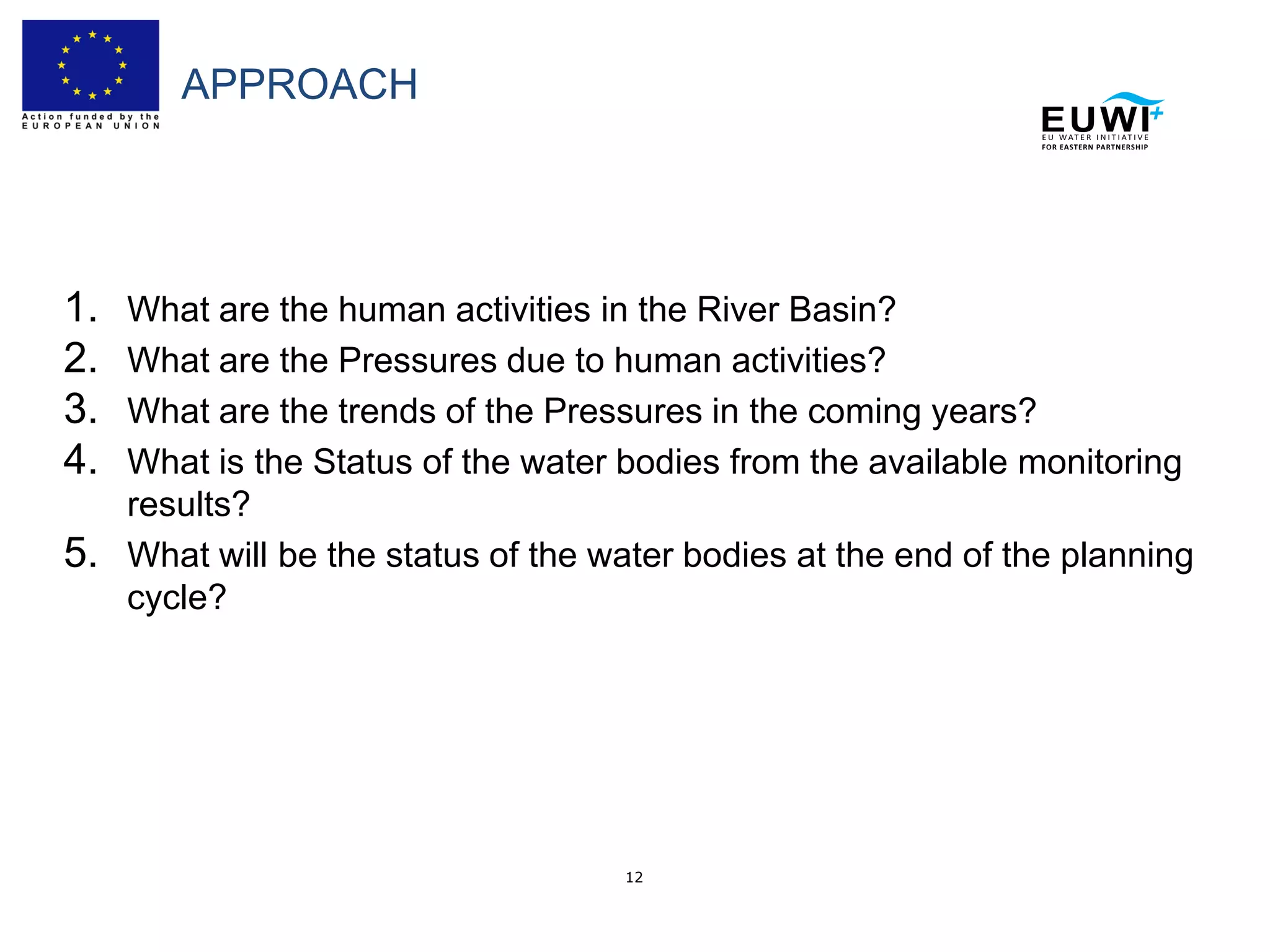 Pressures, impacts and risk on surface water. Concept and examples | PDF