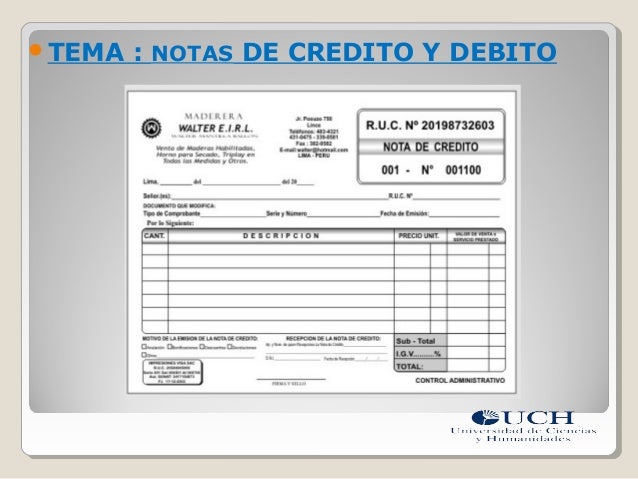 nota de debito