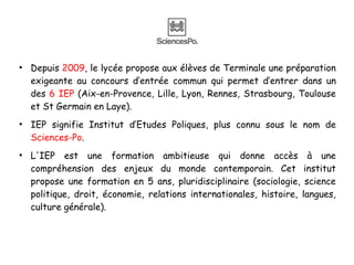 Présentation Iep - 
