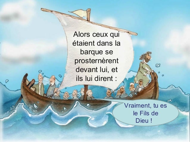 Diaporama : Jésus marche sur les eaux