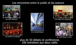 Diaporama Conférence de Presse Festival du Livre de Mouans-Sartoux 2007