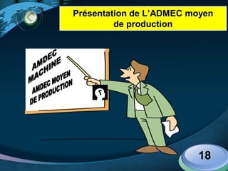 LOGO
Présentation de L’ADMEC moyen
de production
18
 