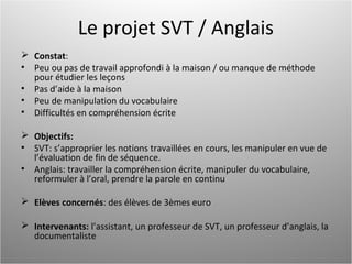 Diaporama Anglais M Apine