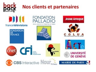 Nos clients et partenaires 