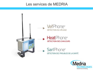 Les services de MEDRIA
 
