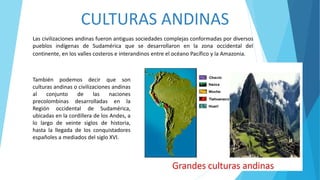 DIAPORAMA CIVILIZACIONES ANDINAS JOSUE CAÑIZARES 8VO I.pptx