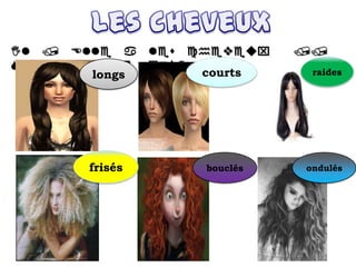 achvx
chvx raidescourtslongs
frisés bouclés ondulés
 