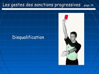 Les gestes des sanctions progressives   page 14




    Disqualification
 