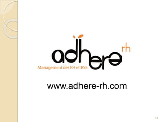 13
www.adhere-rh.com
 