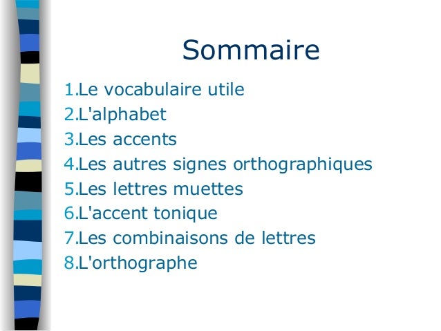 introduction au francais des sons et des lettres