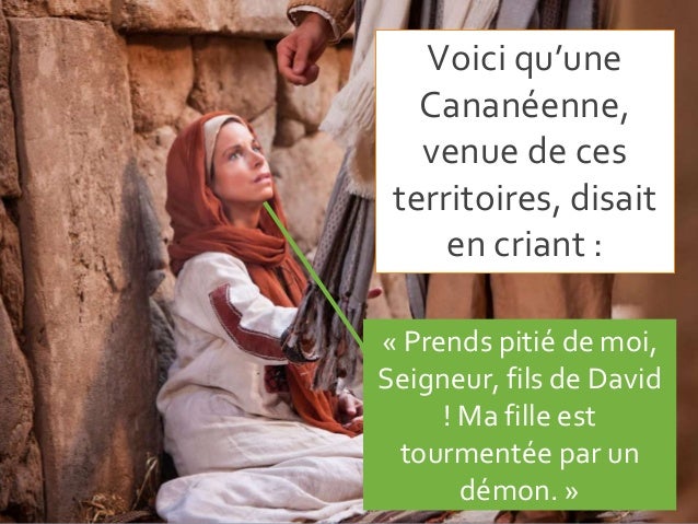 Diaporama Jésus et la Cananénne