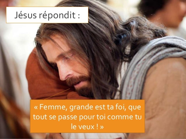 Diaporama Jésus et la Cananénne