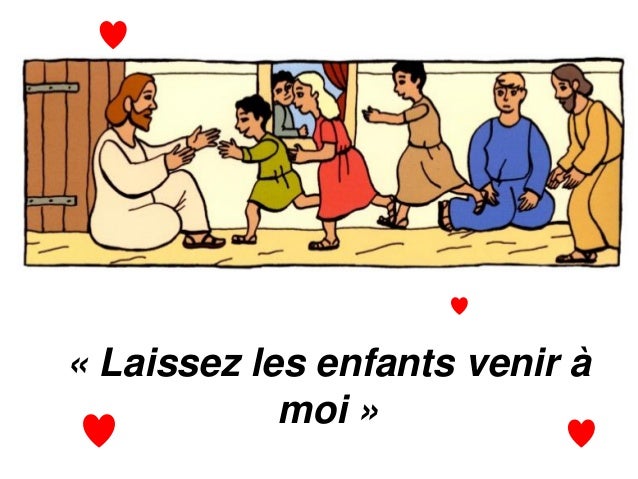 Coloriage Jesus Et Les Enfants