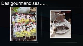 Des gourmandises…..
 