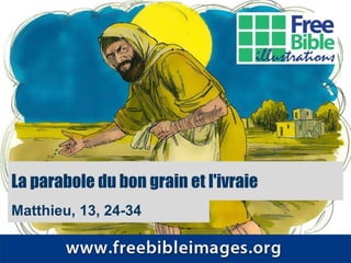 La parabole du bon grain et l'ivraie
Matthieu, 13, 24-34
 