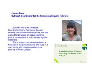 Joanna Rethinking Security 15th anniversary of the Lancaster House Treaties | PDF