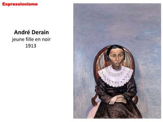 Expressionisme




    André Derain
   jeune fille en noir
         1913
 