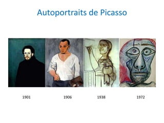 Autoportraits de Picasso




1901          1906     1938       1972
 