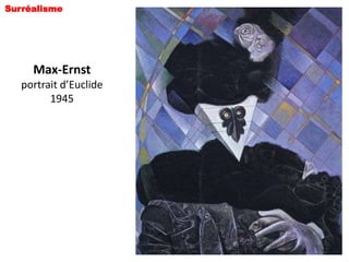 Surréalisme




     Max-Ernst
   portrait d’Euclide
         1945
 