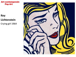 Art contemporain
    Pop Art




Roy
Lichtenstein
Crying girl 1964
 