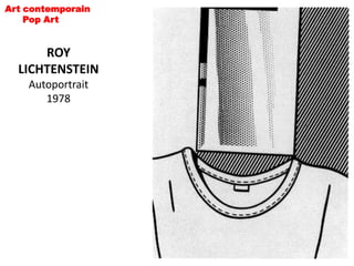Art contemporain
    Pop Art


      ROY
  LICHTENSTEIN
    Autoportrait
       1978
 