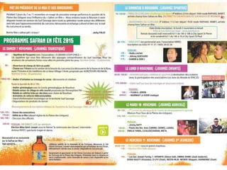Programme fête du curcuma 2015