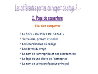 Diaporama Stage 3eme