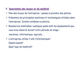 Diaporama Stage 3eme