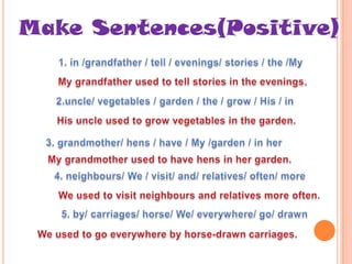 Make Sentences(Positive)

 