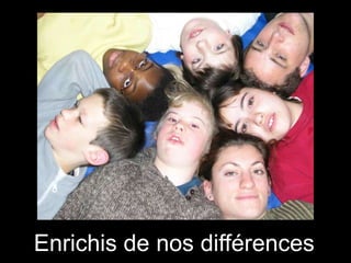 Enrichis de nos différences

 