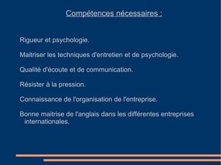 Il négocie avec les représentants du travail et du syndicat. 