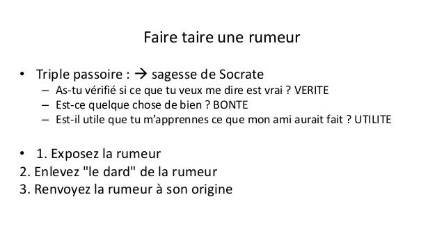La rumeur