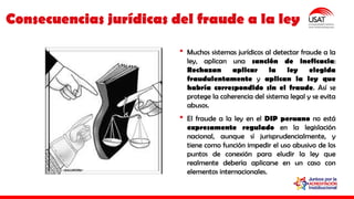El fraude a la ley en el derecho internacional privado.pptx