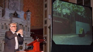 Photos de la conférence de Gilles Saucier (Saucier Perrotte) à l'ÉA de l'Université Laval