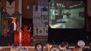 Photos de la conférence de Gilles Saucier (Saucier Perrotte) à l'ÉA de l'Université Laval