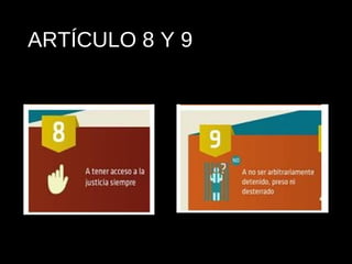 ARTÍCULO 8 Y 9
 