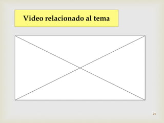 24 
Video relacionado al tema 
 