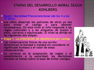 Diapos de kohlberg | PPT | Family and Relationships