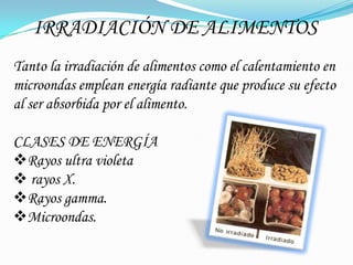 CONSERVACION DE ALIMENTOS | PPTX