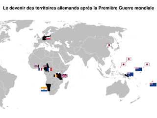 Le devenir des territoires allemands après la Première Guerre mondiale
 
