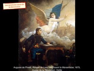 Auguste de Pinelli, Rouget de Lisle composant la Marseillaise, 1875,
musée de la Révolution, Vizille
Les symboles issus de
la Révolution
 