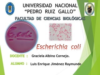 UNIVERSIDAD NACIONAL
“PEDRO RUIZ GALLO”
Graciela Albino Cornejo.
Luis Enrique Jiménez Raymundo
 