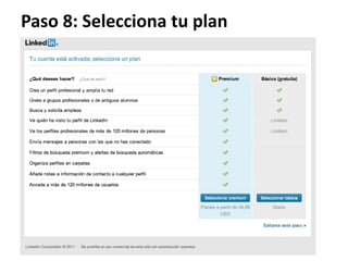 Paso 8: Selecciona tu plan
 