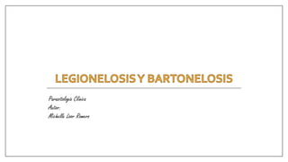 Parasitología Clínica
Autor:
Michelle Loor Romero
 