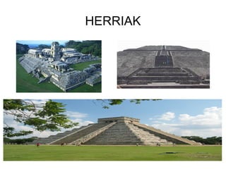 Leku hauetan egon ziren: -Mexiko -Belice -Honduras -El Salvador -Amerika Hirietan bizi ziren. Hiri garrantzitsuenak izan  