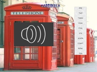 ONE
TWO
THREE
FOUR
FIVE
SIX
SEVEN
EIGHT
NINE
TEN
 