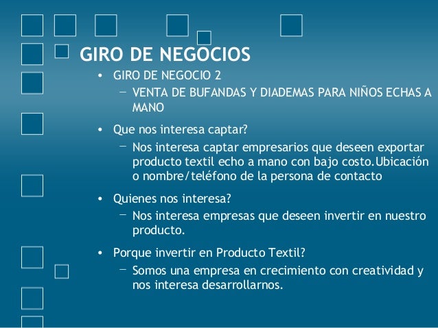 Giro de negocios