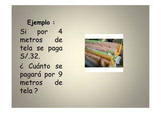 Diapositivas Regla de Tres Simple