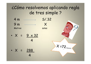Diapositivas Regla de Tres Simple